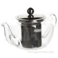 glass teapot with infuser for the glass stove